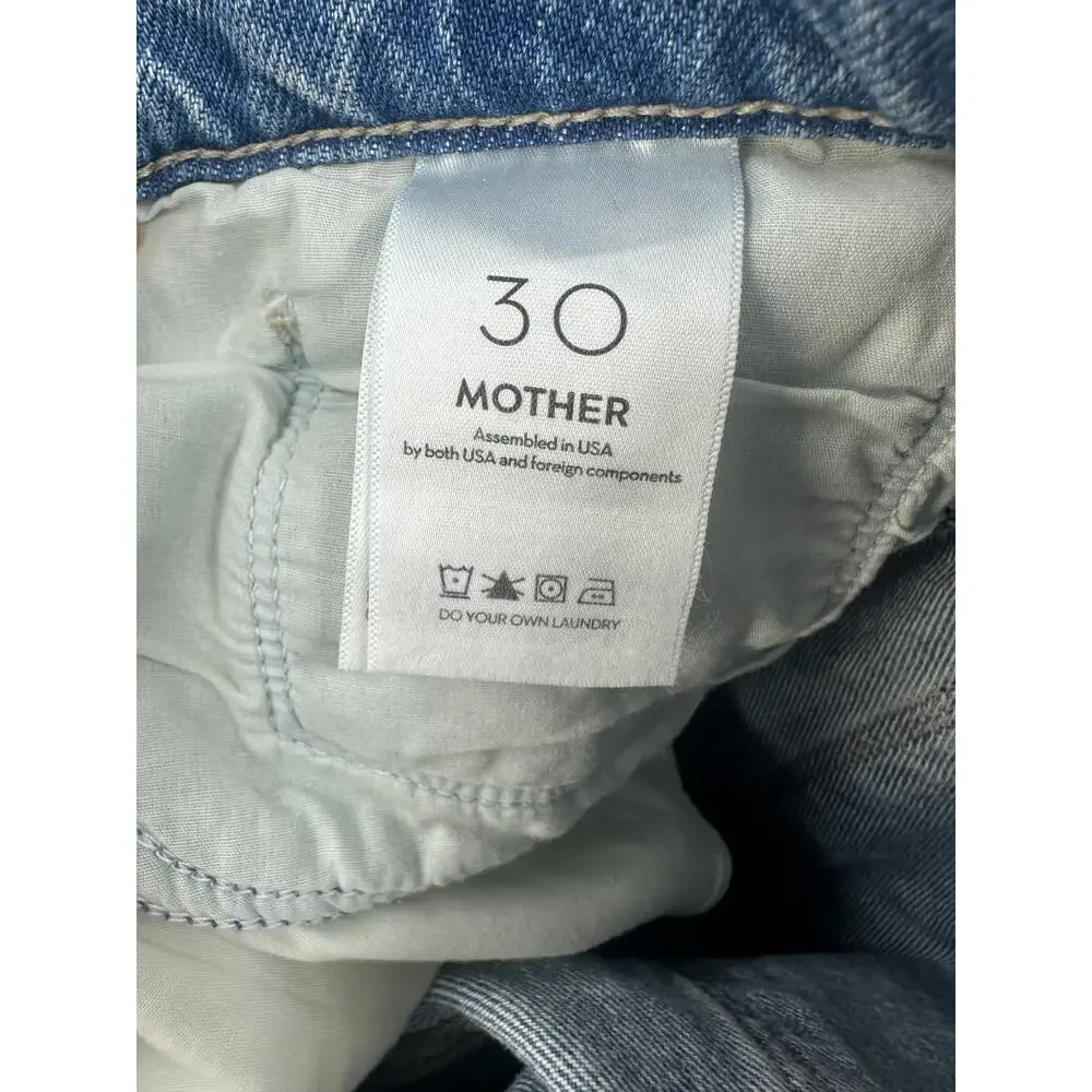 Mother Superior The Dogger Skimp Cuff Jeans Size 30 Wide Leg Leap of Face $268 - Picture 8 of 13